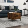 Mesa de centro madera contrachapada roble ahumado 50x50x40 cm de vidaXL, Mesas de centro - Ref: Foro24-829406, Precio: 40,50 ...