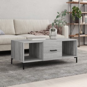 Gray Sonoma plywood coffee table 102x50x40 cm by vidaXL, Coffee table - Ref: Foro24-829306, Price: 52,05 €, Discount: %