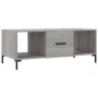 Gray Sonoma plywood coffee table 102x50x40 cm by vidaXL, Coffee table - Ref: Foro24-829306, Price: 51,62 €, Discount: %