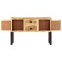 Aparador de madera de mango rugosa 110x30x74 cm