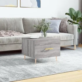 Sonoma-Couchtisch aus grauem Sperrholz, 50 x 50 x 40 cm von vidaXL, Couchtisch - Ref: Foro24-829376, Preis: 38,42 €, Rabatt: %