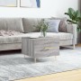 Mesa de centro madera contrachapada gris Sonoma 50x50x40 cm de vidaXL, Mesas de centro - Ref: Foro24-829376, Precio: 38,71 €