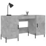Concrete gray engineered wood desk 140x50x75 cm by vidaXL, Desks - Ref: Foro24-829560, Price: 123,37 €, Discount: %