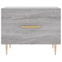 Mesa de centro madera contrachapada gris Sonoma 50x50x40 cm de vidaXL, Mesas de centro - Ref: Foro24-829376, Precio: 38,71 €