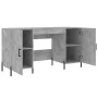 Concrete gray engineered wood desk 140x50x75 cm by vidaXL, Desks - Ref: Foro24-829560, Price: 123,37 €, Discount: %