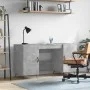 Betongrauer Schreibtisch aus Holzwerkstoff, 140 x 50 x 75 cm von vidaXL, Schreibtische - Ref: Foro24-829520, Preis: 111,20 €,...