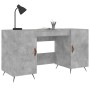 Escritorio madera de ingeniería gris hormigón 140x50x75 cm de vidaXL, Escritorios - Ref: Foro24-829520, Precio: 112,61 €, Des...
