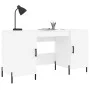 Weißer Schreibtisch aus Holzwerkstoff, 140 x 50 x 75 cm von vidaXL, Schreibtische - Ref: Foro24-829556, Preis: 127,24 €, Raba...