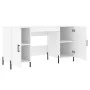 Weißer Schreibtisch aus Holzwerkstoff, 140 x 50 x 75 cm von vidaXL, Schreibtische - Ref: Foro24-829556, Preis: 127,24 €, Raba...