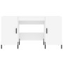 Weißer Schreibtisch aus Holzwerkstoff, 140 x 50 x 75 cm von vidaXL, Schreibtische - Ref: Foro24-829556, Preis: 128,67 €, Raba...