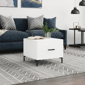 Weißer Couchtisch aus Holzwerkstoff, 50 x 50 x 40 cm von vidaXL, Couchtisch - Ref: Foro24-829396, Preis: 40,43 €, Rabatt: %
