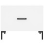 Weißer Couchtisch aus Holzwerkstoff, 50 x 50 x 40 cm von vidaXL, Couchtisch - Ref: Foro24-829396, Preis: 40,80 €, Rabatt: %