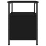 Mesita de noche madera de ingeniería negro 34x35,5x50 cm de vidaXL, Mesitas de noche - Ref: Foro24-826013, Precio: 47,24 €, D...