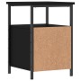 Schwarzer Nachttisch aus Holzwerkstoff, 34 x 35,5 x 50 cm von vidaXL, Nachttische - Ref: Foro24-826013, Preis: 47,24 €, Rabat...