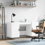 White engineered wood desk 140x50x75 cm by vidaXL, Desks - Ref: Foro24-829516, Price: 114,82 €, Discount: %