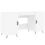 Weißer Schreibtisch aus Holzwerkstoff, 140 x 50 x 75 cm von vidaXL, Schreibtische - Ref: Foro24-829516, Preis: 114,82 €, Raba...