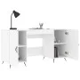 Weißer Schreibtisch aus Holzwerkstoff, 140 x 50 x 75 cm von vidaXL, Schreibtische - Ref: Foro24-829516, Preis: 114,82 €, Raba...