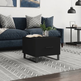 Black plywood coffee table 50x50x40 cm by vidaXL, Coffee table - Ref: Foro24-829446, Price: 45,56 €, Discount: %