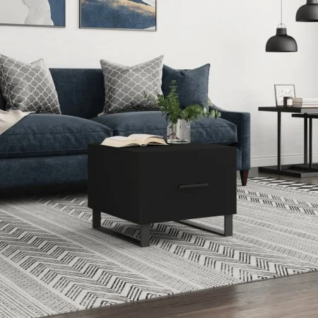 Black plywood coffee table 50x50x40 cm by vidaXL, Coffee table - Ref: Foro24-829446, Price: 45,18 €, Discount: %