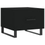 Mesa de centro madera contrachapada negro 50x50x40 cm de vidaXL, Mesas de centro - Ref: Foro24-829446, Precio: 45,52 €