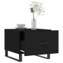 Black plywood coffee table 50x50x40 cm by vidaXL, Coffee table - Ref: Foro24-829446, Price: 45,18 €, Discount: %