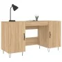 Escritorio madera de ingeniería roble Sonoma 140x50x75 cm de vidaXL, Escritorios - Ref: Foro24-829543, Precio: 110,30 €, Desc...