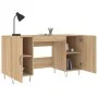 Escritorio madera de ingeniería roble Sonoma 140x50x75 cm de vidaXL, Escritorios - Ref: Foro24-829543, Precio: 110,30 €, Desc...