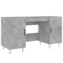 Escritorio madera de ingeniería gris hormigón 140x50x75 cm de vidaXL, Escritorios - Ref: Foro24-829544, Precio: 110,57 €, Des...