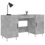 Concrete gray engineered wood desk 140x50x75 cm by vidaXL, Desks - Ref: Foro24-829544, Price: 110,57 €, Discount: %