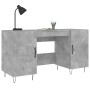 Escritorio madera de ingeniería gris hormigón 140x50x75 cm de vidaXL, Escritorios - Ref: Foro24-829544, Precio: 111,93 €, Des...