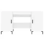 Escritorio madera contrachapada blanco brillante 140x50x75 cm de vidaXL, Escritorios - Ref: Foro24-829550, Precio: 128,78 €, ...
