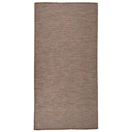 Brown flat weave outdoor rug 100x200 cm by vidaXL, Rugs - Ref: Foro24-340787, Price: 43,25 €, Discount: %