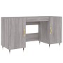 Sonoma Schreibtisch aus grauem Holzwerkstoff 140x50x75 cm von vidaXL, Schreibtische - Ref: Foro24-829530, Preis: 117,13 €, Ra...