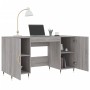 Sonoma Schreibtisch aus grauem Holzwerkstoff 140x50x75 cm von vidaXL, Schreibtische - Ref: Foro24-829530, Preis: 117,13 €, Ra...