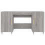 Sonoma Schreibtisch aus grauem Holzwerkstoff 140x50x75 cm von vidaXL, Schreibtische - Ref: Foro24-829530, Preis: 117,13 €, Ra...