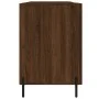 Schreibtisch aus braunem Eichenholzwerkstoff, 140 x 50 x 75 cm von vidaXL, Schreibtische - Ref: Foro24-829563, Preis: 126,98 ...