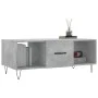 Betongrauer Couchtisch aus Sperrholz, 102 x 50 x 40 cm von vidaXL, Couchtisch - Ref: Foro24-829296, Preis: 62,45 €, Rabatt: %