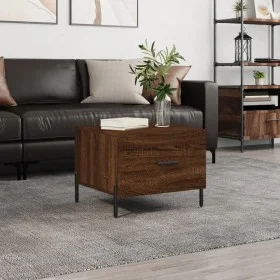 Couchtisch aus braunem Eichensperrholz, 50 x 50 x 40 cm von vidaXL, Couchtisch - Ref: Foro24-829426, Preis: 43,43 €, Rabatt: %