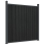 Panel de valla WPC gris 872x186 cm
