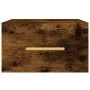 Wall-mounted bedside tables 2 units smoked oak color 35x35x20 cm by vidaXL, Lockers and storage cabinets - Ref: Foro24-829799...