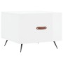 Weiß glänzender Couchtisch aus Holzwerkstoff, 50 x 50 x 40 cm von vidaXL, Couchtisch - Ref: Foro24-829336, Preis: 39,64 €, Ra...