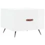 White gloss engineered wood coffee table 50x50x40 cm by vidaXL, Coffee table - Ref: Foro24-829336, Price: 39,64 €, Discount: %