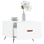 Weiß glänzender Couchtisch aus Holzwerkstoff, 50 x 50 x 40 cm von vidaXL, Couchtisch - Ref: Foro24-829336, Preis: 39,64 €, Ra...