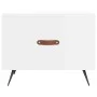 White gloss engineered wood coffee table 50x50x40 cm by vidaXL, Coffee table - Ref: Foro24-829336, Price: 39,64 €, Discount: %