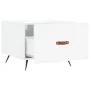 White gloss engineered wood coffee table 50x50x40 cm by vidaXL, Coffee table - Ref: Foro24-829336, Price: 39,64 €, Discount: %