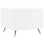 Weiß glänzender Couchtisch aus Holzwerkstoff, 50 x 50 x 40 cm von vidaXL, Couchtisch - Ref: Foro24-829336, Preis: 39,64 €, Ra...