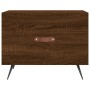 Couchtisch aus Holzwerkstoff braune Eiche 50x50x40 cm von vidaXL, Couchtisch - Ref: Foro24-829346, Preis: 40,09 €, Rabatt: %