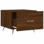 Engineered wood coffee table in brown oak, 50x50x40 cm. by vidaXL, Coffee table - Ref: Foro24-829346, Price: 39,75 €, Discoun...