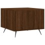 Mesa de centro madera de ingeniería roble marrón 50x50x40 cm de vidaXL, Mesas de centro - Ref: Foro24-829346, Precio: 40,09 €...
