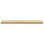 Peldaños de escalera 4 uds madera maciza 110x25x2 cm
